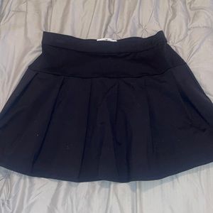 Black A-line Skater Skirt